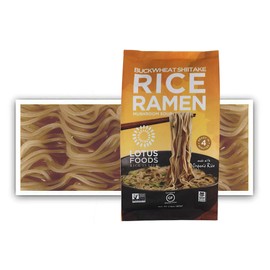 Lotus Foods Gourmet Buckwheat Mushroom Brown Rice Ramen and Mushroom Soup, Gluten-Free, 2.8 Oz (Pack Of 10)