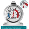 Refrigerator Thermometer, Large Dial Freezer Thermometer,Classic Series Temperature Thermometer for