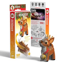 EUGY 054 Reindeer Eco-Friendly 3D Paper Puzzle