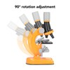 Kids Microscope Kit LED 1200X Microscope with Specimen Slides Science