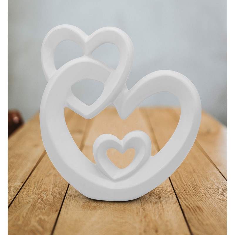 Harmonious heart for decoration - modern decorative heart made of