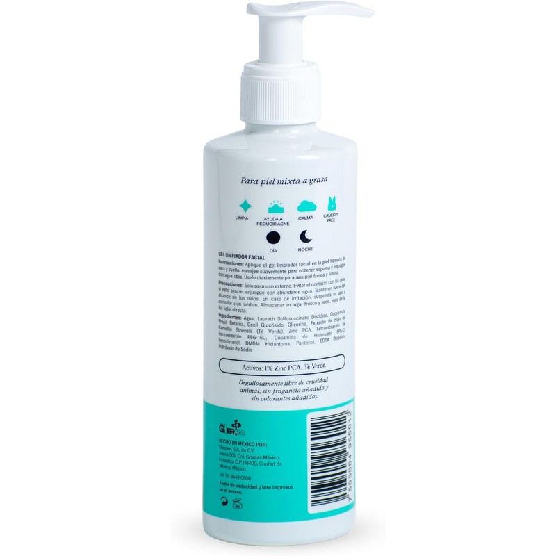 Gel Limpiador Facial, The Soft Cleanser, Para Piel Mixta a