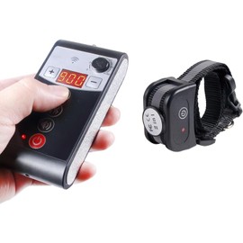 DOTSTAR Wireless Dog Fence Dog Training Collar Pet 2 in 1 System, Portable Dog Fence Training Collar with Remote Range, 3 Training Modes, Beep, Shock, Vibration, Waterproof Rechargeable Collar