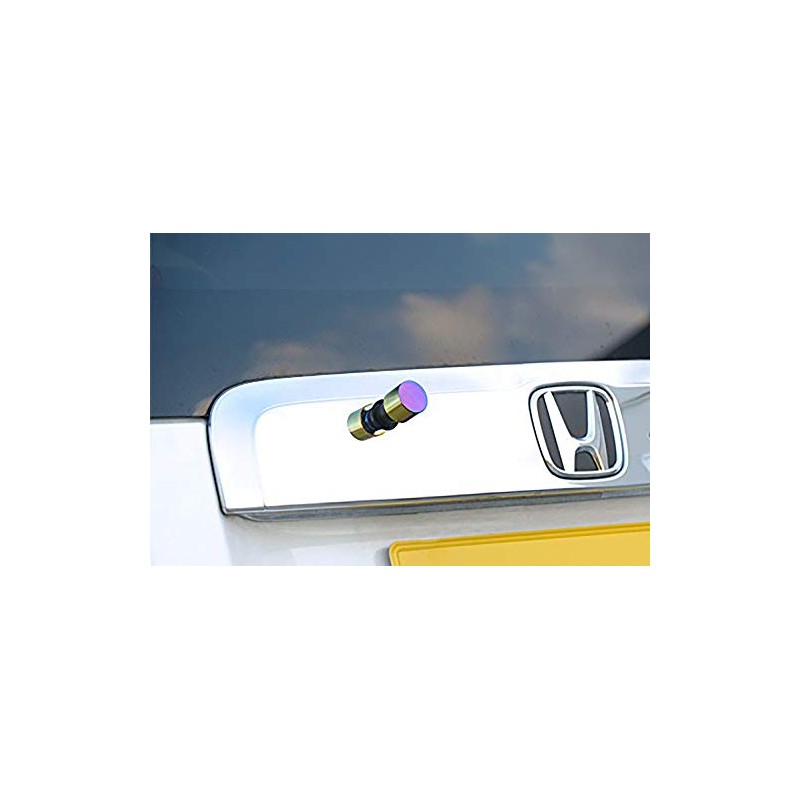 fortune JDM Cylinder Shave Rear Wiper Cap Titanium Polished JRS-MTP