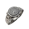 Technos T9C24EE Men's Ceramic Watch, Metallic Gray Tone, with Calendar,