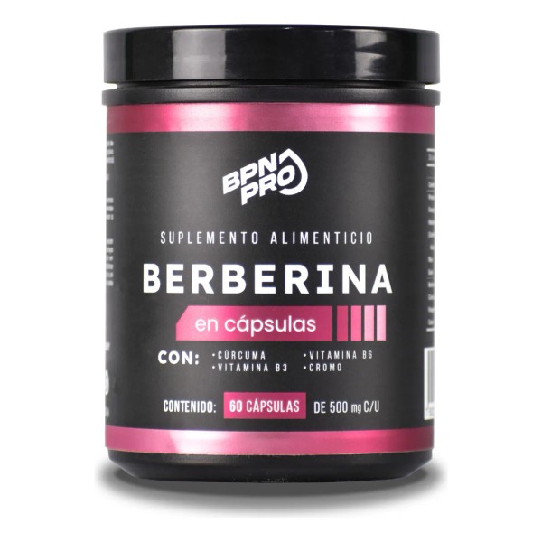 Berberina HCL 500 mg con Cúrcuma, Vinagre de Manzana y