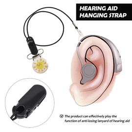 Minkissy 15pcs Hearing Aid Clip Lanyard Holder Accessories Portable Hearing Aid Protector for Boys and Girls Seniors Adults