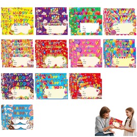 Happy Birthday Certificates for Kids Classroom – Unique Birthday Certificates for Kids: A Joyful Gift Set of 24 Assorted Styles
