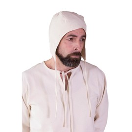 Burg. Medieval LARP Waistband Cover BERTRAM – Natural, l, natural