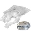 Pack of 10 Dust Covers for Kitchen Appliances, Transparent Elastic