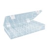 Hunersdorff 612500 Assortment Box PSCLASSIC, 24 compartments 225x335x55 mm, Transparent
