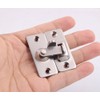 WANLIAN 90-Degree Door Fastener Lock Shift Door Lock Button Push