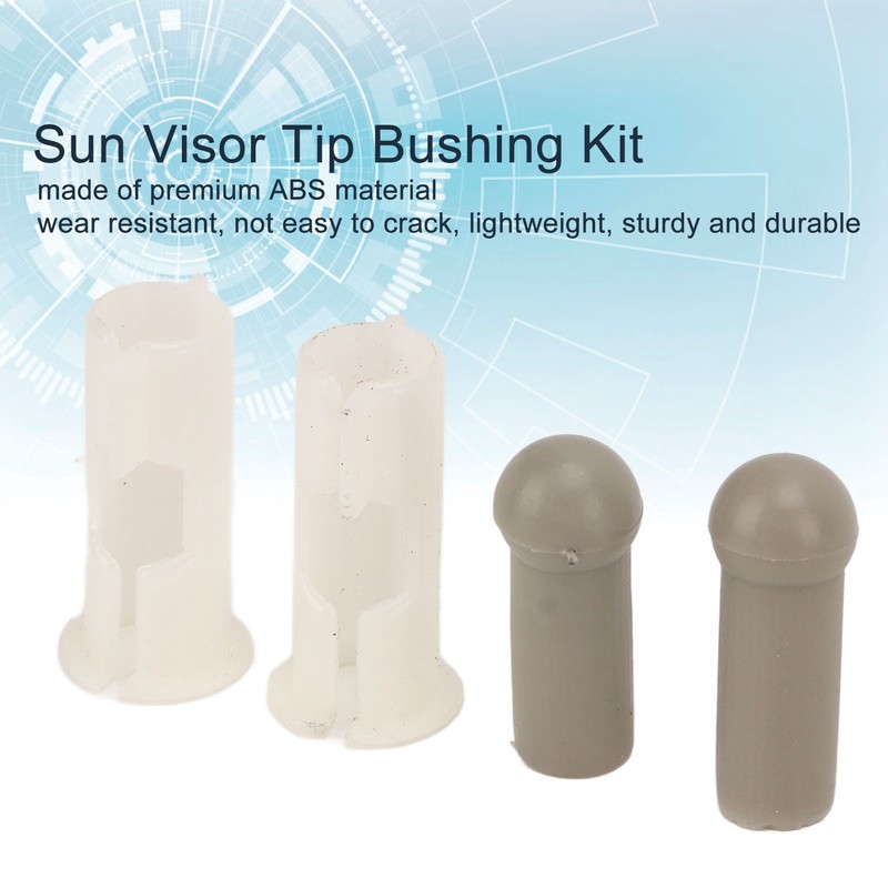 2 Set Sun Visor Tip Bushing Kit Car Accessories Replacement