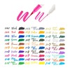Pentel Brush Sign Pen Twin SESW30C Fibre-Tip Pen, 2 Brush-Like