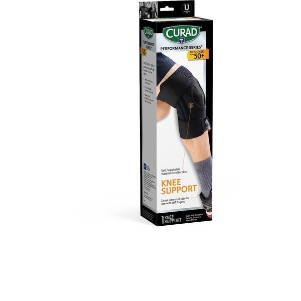 CURAD Performance Series Knee Supports, One Size