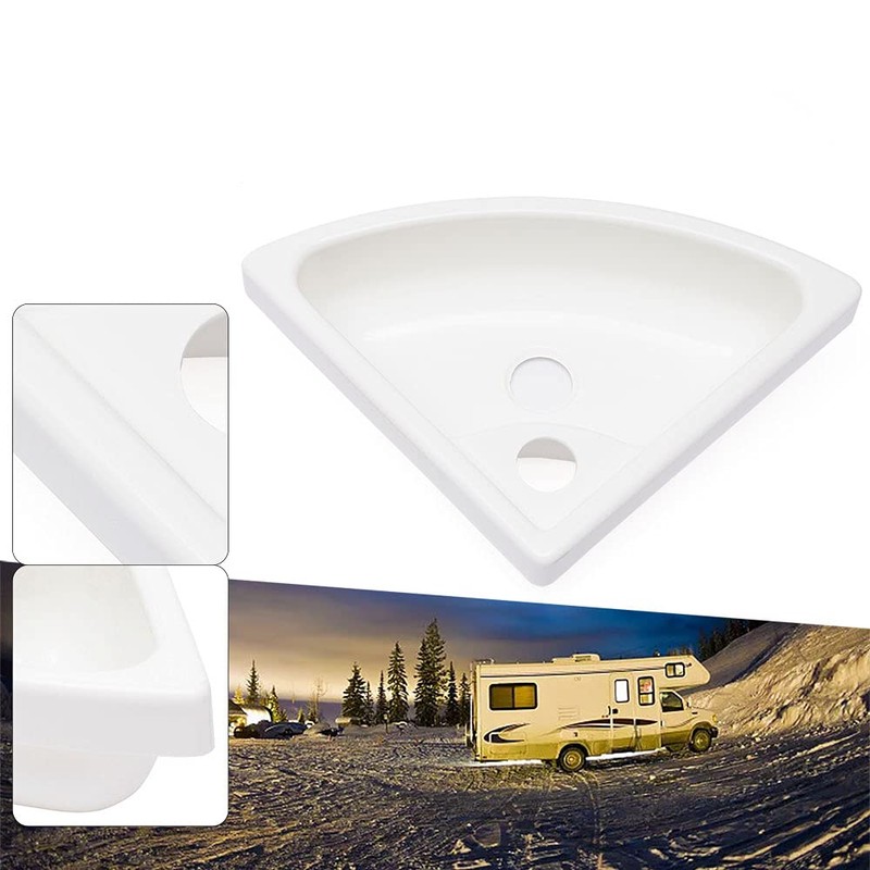 Wall Mount Corner Bathroom Sink, Boat Caravan RV Camper Corner