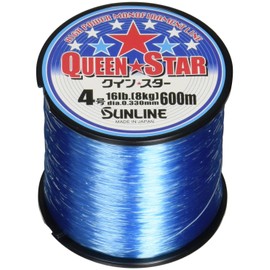 SUNLINE Queen Star Nylon Line, 656.2 yd (600 m), No. 4, Blue