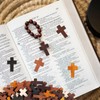 120PCS Small Wooden Cross, 6 Colors Mini Wooden Crosses for