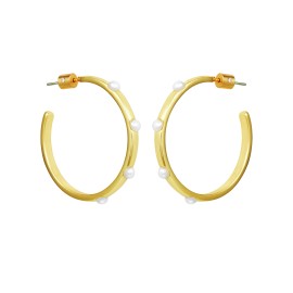 2025 Hot Selling 86 York Brand Simple and Fashion Brass C-shape Earrings Light Luxury Diamond Earring for WomenColor: ESTHERG