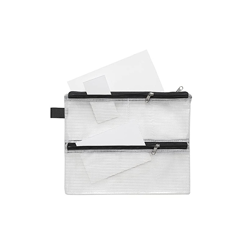 FolderSys 40444-30 4-Compartment Zip Bag A5