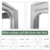 EYPINS Mounting Material Angle Aluminium Profile 30 x 30 Groove