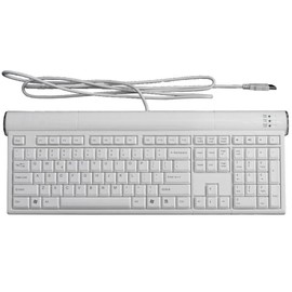 DS International Slim USB Keyboard with 2 Built-in USB Ports