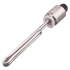 DERNORD 1.5" Inch (OD50.5mm) Tri-clamp Foldback Heating Element Stainless Steel Immersion Water Heater (120V 1650W)