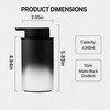 Gradient Frosted Glass Foaming Hand Soap Dispenser, 11.6 Oz