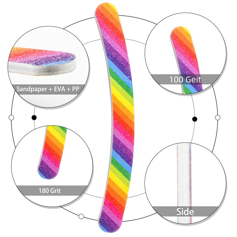 VIVID TELLA Nail File Set Pro Nail Buffer Nail File