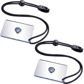 Jetec 2 Pieces Survival Reflective Mirror 2 x 3 Inch Send Remotely PFD Mirrors Outdoor Survival Technologies Small Signal Mirror for Backpacking