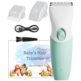 Hair Clipper, For Children, Waterproof, Baby Clippers, Electronic Clippers, For Babies, Silent, Baby Shower, Boys, Japanese Instruction Manual (English Language Not Guaranteed)