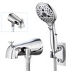 PROOX All Metal Tub Spout with Diverter, 6 Settings Hand