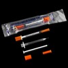 0.5ml 31Ga 1/4-Inch (6mm) Disposable Dropper, Sterile Individually Wrapped, Pack