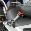 Asixxsix Motorcycle Helmet Lock, Heavy Duty Anti-Theft Pin Combination Carabiner