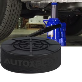 Rubber Bottle Jack Pad Protector Support Point Adapter Car Jacking Tool Pinch Weld Side Lifting Disk 29mm 1 1/8“ Hole 2/5-8t Hydraulic Jacks