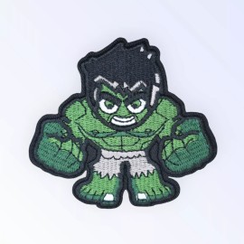 Unbranded ANGRY INCREDIBLE HULK SUPERHERO EMBROIDERED IRON ON PATCH 3 X 3.25 INCHES