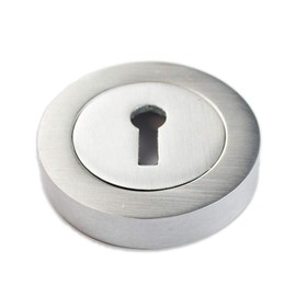 Vibe Key Hole Escutcheon Satin Chrome