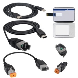 Diagnostic Cable Tool Scanner Kit with Chip FT232RL and Cable Bootstrap Tool Compatible with Evinrude E-tec, Fitch, DI 1999-2020 Outboard Boat Marine Engines, Ytpoools