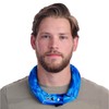 KOOLGATOR Cooling Neck Wrap - Men, Women, Children (Flames: Blue