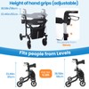 Rollator Walker for Seniors/Adults Foldable Rolling Walker with Seat 330