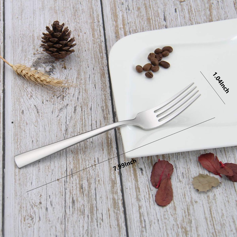 faderic Dinner Forks Set of 6, Table Forks, Stainless Steel