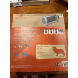 Sportpet Designs Sport Pet Car Seat Pet Crate with Divider