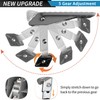TOOENJOY Universal Car Door Step with 5 Gear Adjustment/No Assembly,