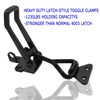 4Pack Heavy Duty Toggle Latch Clamp, 1320lbs 4003 Latch-Style Toggle Clamp with Lock Hook,