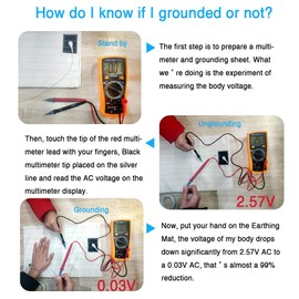 Tvouanz Grounding Cushion Cover, Grounding Pillowcase for Better Sleep, Grounding Cushion Cover for Grounding with EU Cable