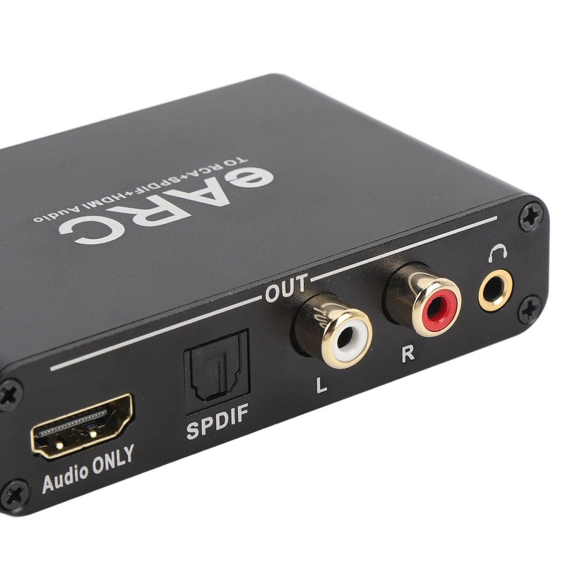 Audio Extractor, EARC Audio Converter to HDMI Optical/SPDIF L/R 3.5mm
