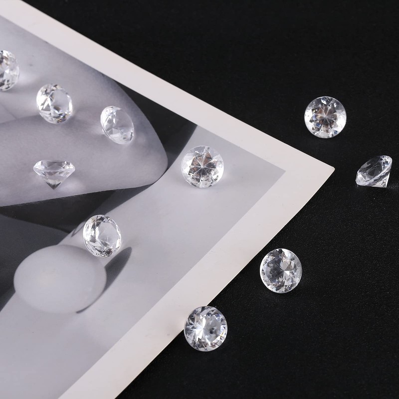 HERZWILD Acrylic Diamond Crystals Transparent Crystal Table Decoration Wedding Decoration