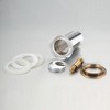 Antfly Sink Drain Fitting with Overflow, Universal Pop-Up Valve for