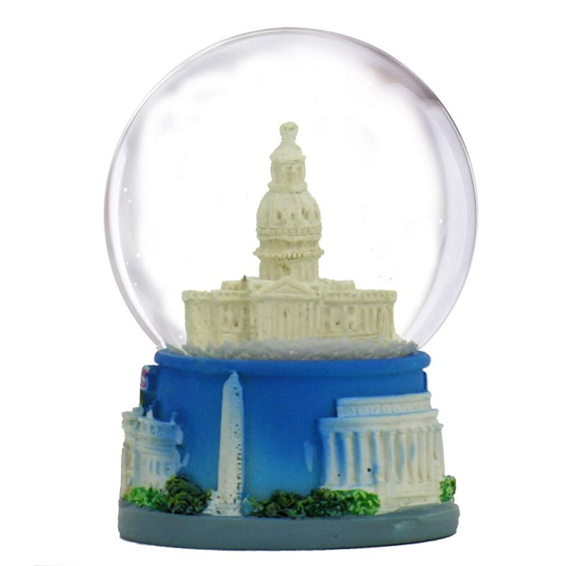 Washington DC Snow Globe Featuring The Capitol Building and DC