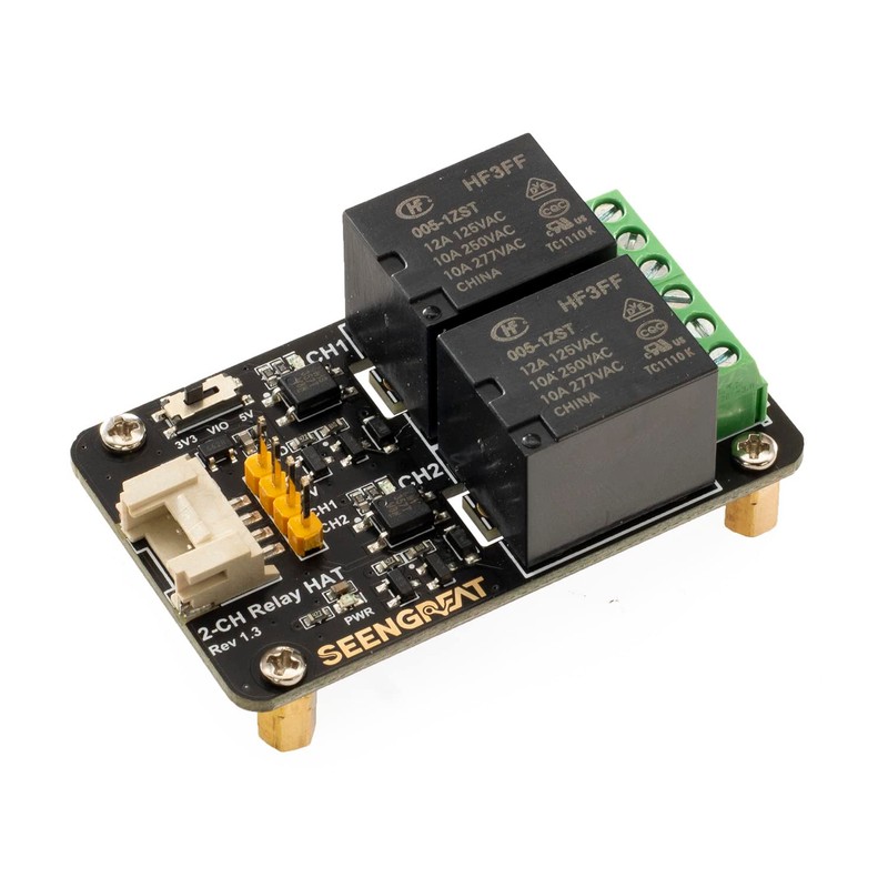 XICOOLEE 2 Channel Relay Module Relay Expansion Board for Raspberry